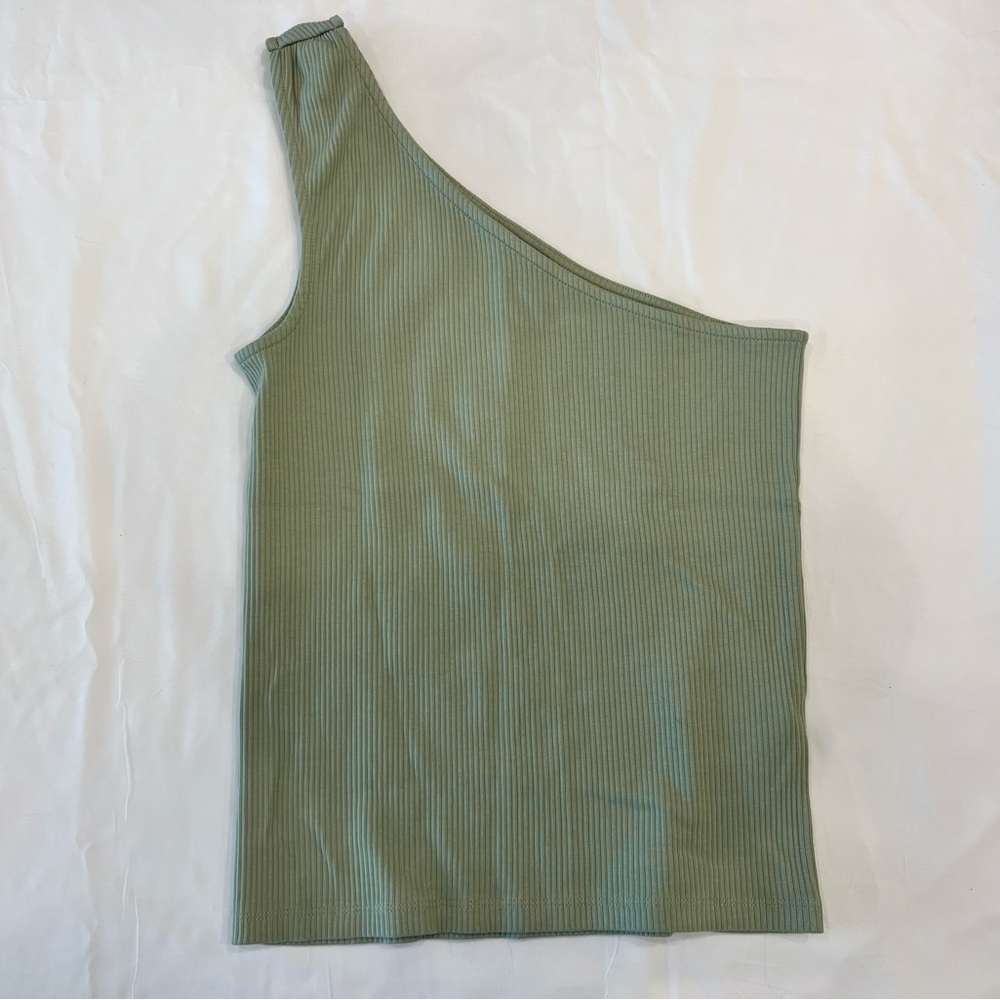 J. Crew One-shoulder tank top in vintage rib